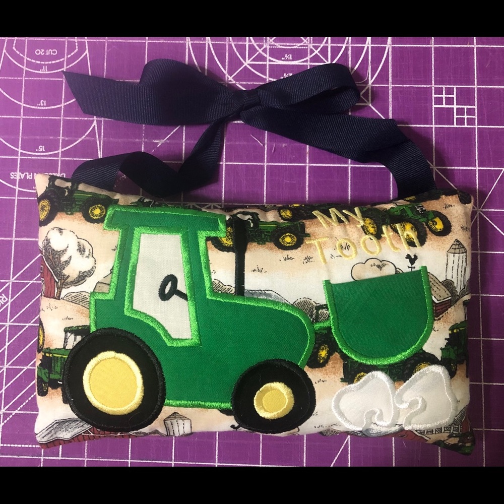 John Deere Tooth Fairy Plillow
